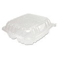 | Dart C90PST3 8-1/4 in. ClearSeal Hinged-Lid Plastic Containers - Clear (125/Pack) image number 0