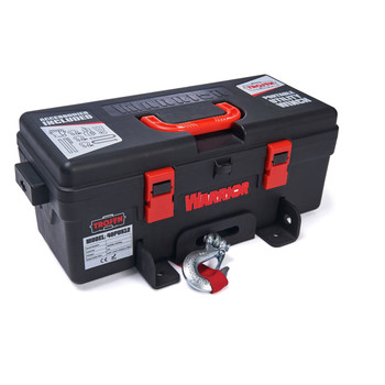 Detail K2 40PUS12 Warrior Trojan 4000 lbs. Capacity Portable Utility Winch with Steel Cable
