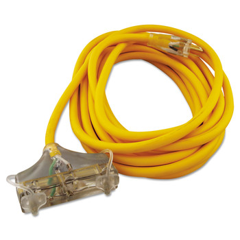 CCI 034870002 25 ft. Polar/Solar 3-Outlet Outdoor Extension Cord (Yellow)
