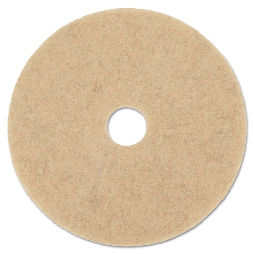 New Arrivals | Boardwalk BWK4019NHE 19 in. dia. Natural Hog Hair Burnishing Floor Pads - Beige (5-Piece/Carton) image number 0
