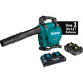 Factory Reconditioned Makita XBU04PT-R 18V X2 (36V) LXT Brushless Lithium-Ion Cordless Blower Kit with 2 Batteries (5 Ah) image number 2