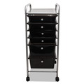 New Arrivals | Advantus 34005 13 in. x 15.38 in. x 32.13 in. Portable Drawer Organizer - Smoke/Matte Gray image number 1