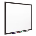 New Arrivals | Quartet 2548B Classic DuraMax Black Aluminum Frame 96 in. x 48 in. Magnetic Whiteboard image number 1