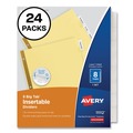  | Avery 11115 Big Tab 8-Tab Insertable Tab Dividers (24/Box) image number 0