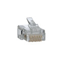 Klein Tools VDV826-628 10-Piece RJ45/CAT5e Modular Data Plug Set - Clear image number 3