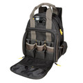 CLC L255 Tech Gear 53-Pocket Dual Compartment LED Lighted Tool Storage Backpack image number 7