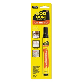 Goo Gone 2100 Mess-Free Pen Cleaner, Citrus Scent, 0.34 Pen Applicator, 12/carton