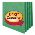 Smead 74226 Colored File Pockets, 3.5-in Expansion, Legal Size, Green image number 2