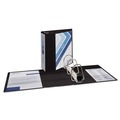 Avery 79606 Heavy-Duty 5 in. Capacity 11 in. x 8.5 in. 3-Ring View Binder with DuraHinge - Black image number 1