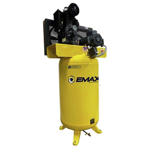 EMAX EI05V080I1 5 HP 80 Gallon Oil-Splash Stationary Air Compressor image number 0