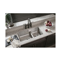 Elkay ELUHAQD32179 Gourmet Undermount 32 in. x 18-1/4 in. Dual Basin Kitchen Sink (Stainless Steel) image number 4
