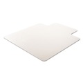 New Arrivals | Deflecto CM17233 Execumat Intense All Day Use Chair Mat For High Pile Carpet, 45x53 W/lip, Clear image number 2