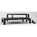 3M MS85B 20 lbs. Capacity 16 in. x 12 in. x 1.75 in. - 5.5 in. Monitor Stand - Black image number 2