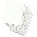 Avery 01386 Avery-Style Exhibit P, Letter Preprinted Legal Side Tab Dividers - White (25-Piece/Pack) image number 1