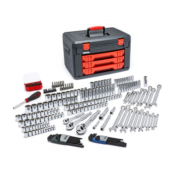 KD Tools 80940 219-Piece Master Tool Set with Drawer Style Carry Case