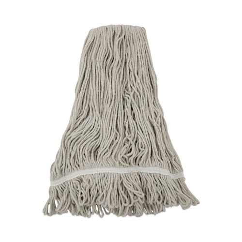 Mops | Boardwalk BWK4032C Mop Head, Loop Web/tailband, Value Standard, Cotton, No. 32, White (12/Carton) image number 0
