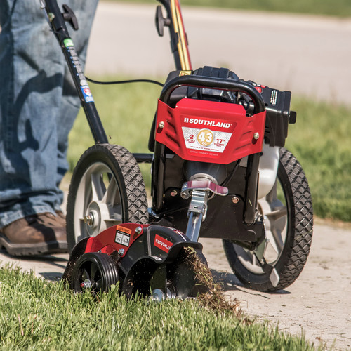 Southland SWSTM4317EB 43cc Wheeled String Trimmer with Edger Attachment