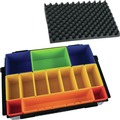 Storage Systems | Makita P-83652 MAKPAC Interlocking Case Insert Tray with Colored Compartments and Foam Lid image number 0