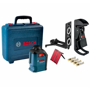 Factory Reconditioned Bosch GLL2-20-RT Self-Leveling 360 Degree Line and Cross Laser