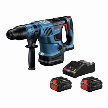 Bosch GBH18V-36CK24 PROFACTOR 18V Cordless SDS-max 1-9/16 In. Rotary Hammer Kit with BiTurbo Brushless Technology Kit with (1) 8 Ah Battery