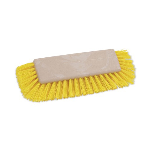 Just Launched | Boardwalk BWK3410 Dual-Surface Plastic Fill 10 in. Scrub Brush- Yellow image number 0