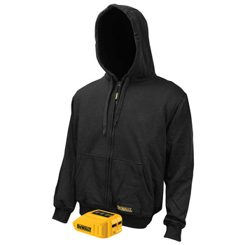 HEATED GEAR | Dewalt DCHJ067B-XL 20V MAX Li-Ion Heated Hoodie Jacket (Jacket Only) - XL