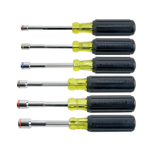 Hand Tool Sets | Klein Tools 635-6 6-Piece Heavy Duty Magnetic Nut Driver Set image number 0