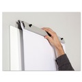 MasterVision DET8025397 29-1/2 in. x 45 in. Magnetic Dry Erase Tile Board - White image number 3