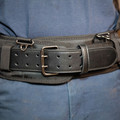 Tool Belts | Klein Tools 55918 Tradesman Pro 44.5 in. x 5 in. x 1 in. Modular Tool Belt - Medium, Black image number 2