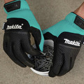 Work Gloves | Makita T-04173 Open Cuff Flexible Protection Utility Work Gloves - Extra-Large image number 4