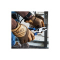 Work Gloves | Klein Tools 40227 Journeyman Leather Utility Gloves - Large, Brown/Tan image number 5