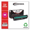 Factory Reconditioned Innovera IVR508AM Remanufactured 5000 Page Yield Replacement Toner Cartridge for HP 508A - Magenta image number 1