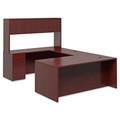 Office Desks & Workstations | HON H10570.NN 10500 Series 47 in. x 24 in. x 29.5 in. Bridge - Mahogany image number 2