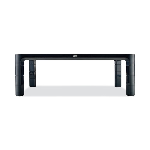 3M MS85B 20 lbs. Capacity 16 in. x 12 in. x 1.75 in. - 5.5 in. Monitor Stand - Black image number 0