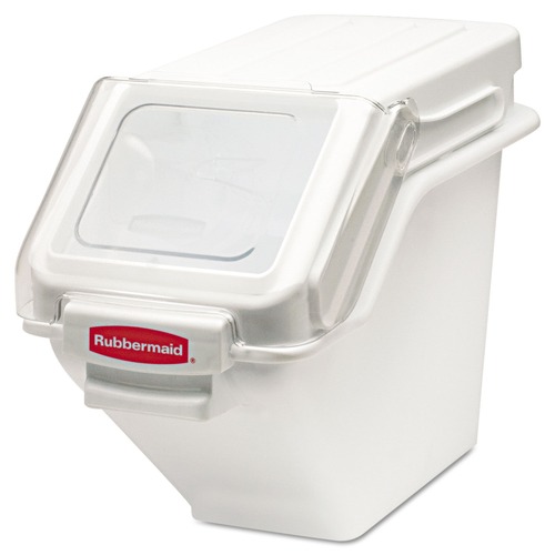 New Arrivals | Rubbermaid Commercial FG9G5700WHT 5.4 Gal. 11-1/2 in. x 23-1/2 in. x 16-7/8 in. ProSave Shelf Ingredient Bin (White) image number 0