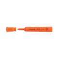 New Arrivals | Universal UNV08863 Fluorescent Ink, Chisel Tip Desk Highlighters - Orange (1 Dozen) image number 2