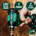 Impact Drivers | Metabo HPT WH36DCM MultiVolt 36V Brushless Lithium-Ion 4-1/2 in. Cordless Triple Hammer Bolt Impact Driver Kit with 2 Batteries (2.5 Ah) image number 12