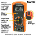 Voltage Testers | Klein Tools 69149P Digital Multimeter, Noncontact Voltage Tester and Electrical Outlet Test Kit image number 7