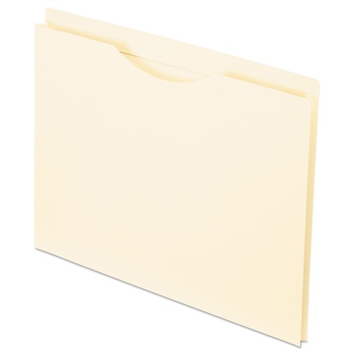New Arrivals | Pendaflex 22100EE 1 in. Expansion 2-Ply Reinforced File Jackets - Letter Size, Manila (50/Box) image number 0