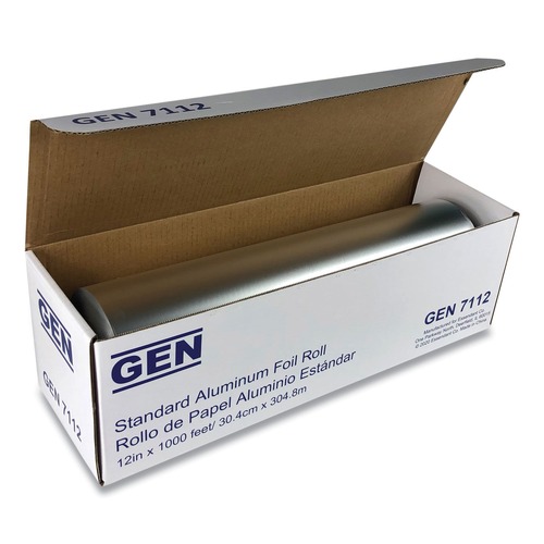 GEN GEN7112 Standard Aluminum Foil Roll, 12-in X 1,000 Ft image number 0