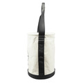 Cases and Bags | Klein Tools 5106P 9 in. Canvas Tool Storage Bucket with Inside Pockets image number 2