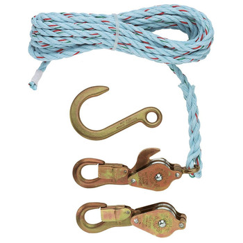 MATERIAL HANDLING | Klein Tools 1802-30 Block and Tackle with Anchor Hook Cat. No. 258