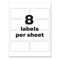  | Avery 60538 PermaTrack 2 in. x 3.75 in. Tamper-Evident Asset Tag Labels - White (8-Piece/Sheet 8-Sheet/Pack) image number 5