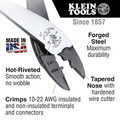 Crimpers | Klein Tools 1005 9-3/4 in. Crimping/Cutting Tool - Red image number 1