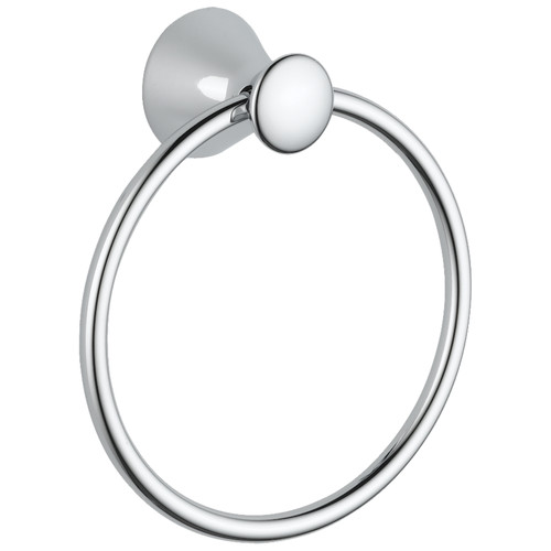 Bath Accessories | Delta 73846 Lahara Towel Ring - Chrome image number 0