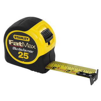 Stanley 33-725 25 ft. x 1-1/4 in. FatMax Measuring Tape with BladeArmor Coating