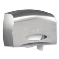 Scott 9601 Pro Coreless 14.25 in. x 9.75 in. x 14.25 in. Jumbo Roll Toilet Paper Dispenser - Stainless image number 0