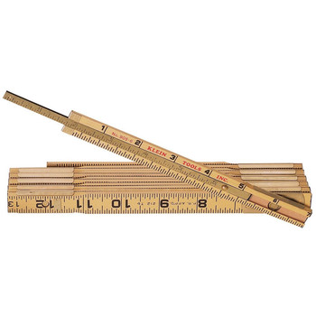 MEASURING TOOLS | Klein Tools 905-6 Wood Folding Rule with Extension
