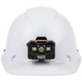 Hard Hats | Klein Tools 60107RL Non-Vented Cap Style Hard Hat with Rechargeable Headlamp - White image number 5