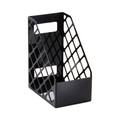 New Arrivals | Universal UNV08119 6 1/4 in. x 9 1/2 in. x 11 3/4 in. Recycled Plastic Magazine File - Large, Black image number 1